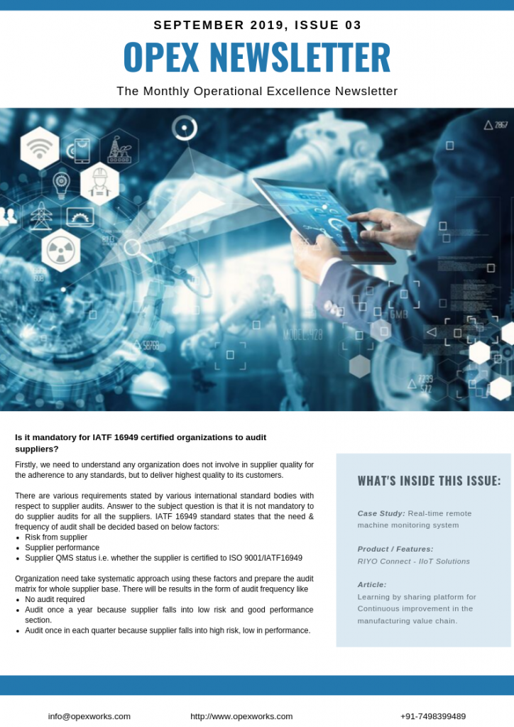 OPEX NEWSLETTER PAGE 1